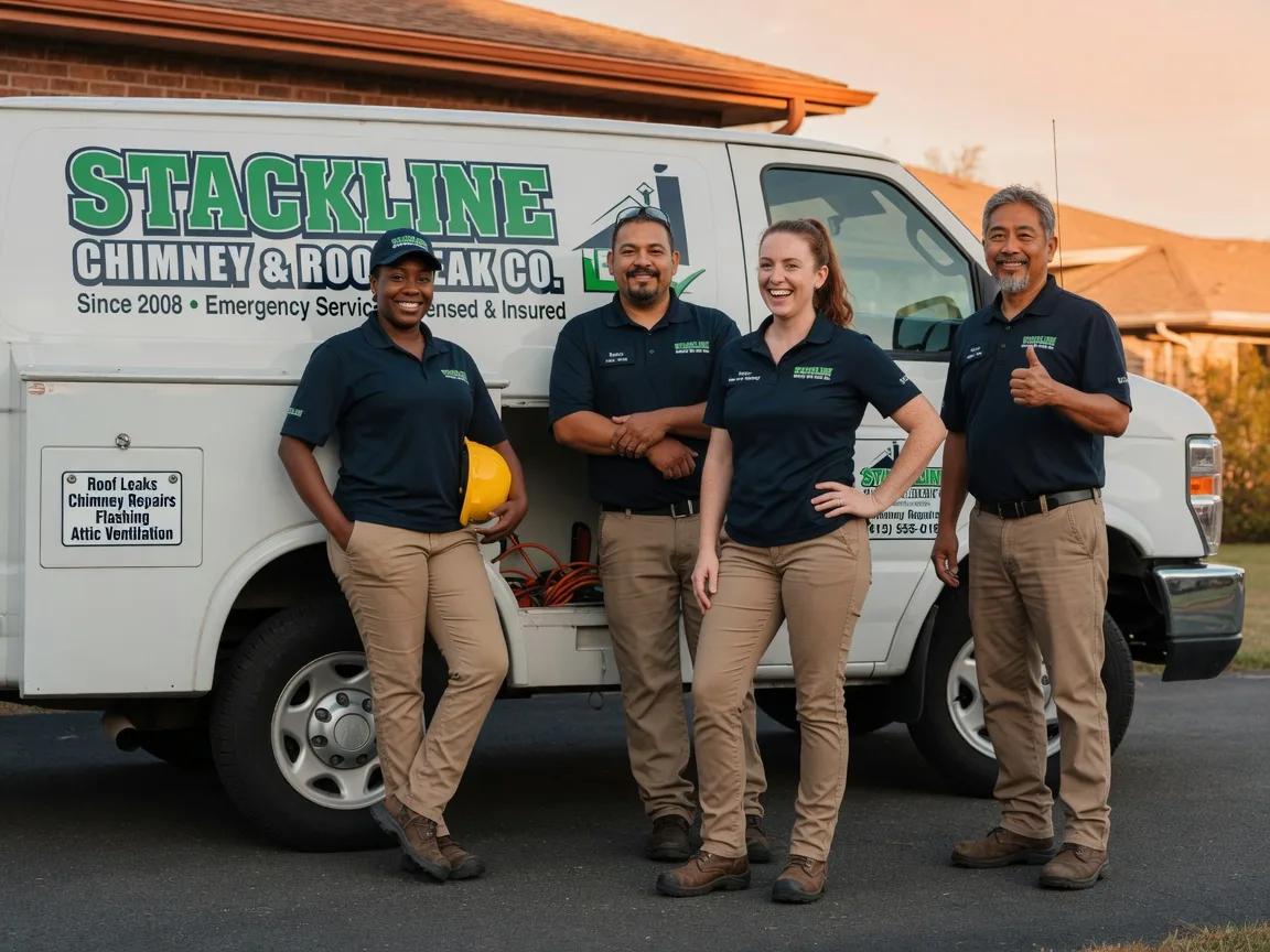 Chimney flashing repair company in Diamond, OH